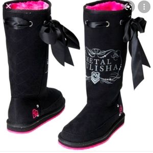 Rare Metal Mulisha boots